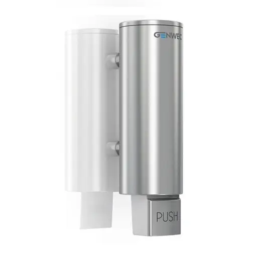 Дозатор для жидкого мыла Genwec GW04 06 04 01, Хром матовый - фото 1