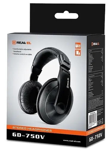 Навушники Real-EL GD-750V USB Black (EL124200015) - фото 7