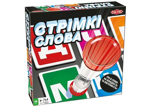 Настільна гра Tactic Стрімкі слова (Word Rush) (укр.) (54668)