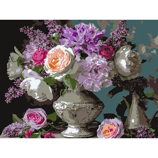 Картина по номерам Strateg Разнообразные цветы 30х40 см (SS-1315) - фото 1