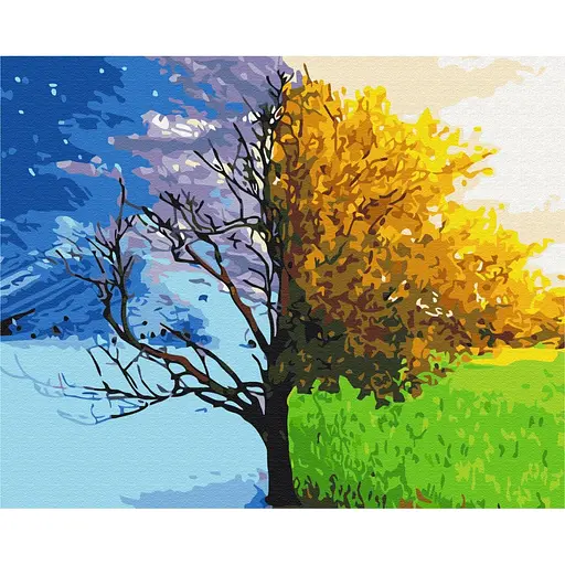 Картина по номерам Cмена сезонов Brushme 40x50 см разноцветная 000276757