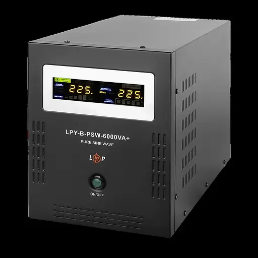 ДБЖ з правильною синусоїдою LogicPower 48V LPY-B-PSW-6000VA+ 4200 Вт 10A/20A - фото 2