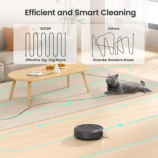 Робот-пилосос Lefant M210 Pro Robot Vacuum Cleaner 2200Pa Suction 120 - фото 7