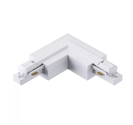 Соединение угловое 90° левое, белое KLOODI KDTR3-363 L WH - фото 1