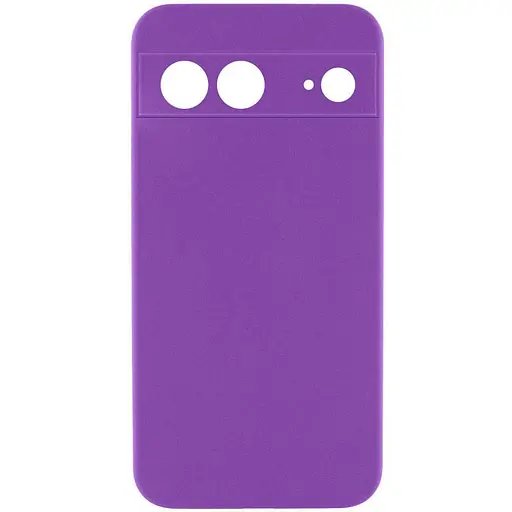 Чохол Silicone Cover Lakshmi Full Camera (AA) для Google Pixel 8 Фіолетовий / Purple