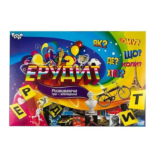 Настільна гра "Ерудит" DTG26-U українською мовою