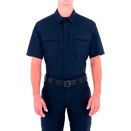 Тенниска First Tactical 51% polyester/49% cotton S Темно-синий - фото 2