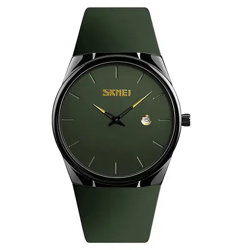 Наручний кварцовий годинник Skmei 1509 Зелений - фото 2