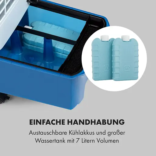 Охладитель воздуха Klarstein IceWind Plus 4-в-1 330 м3/ч (10033433) - фото 9