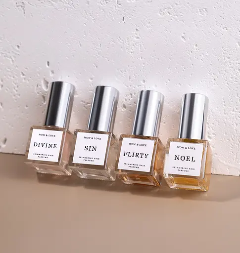 Сет мініатюр парфум-блиску для волосся 4 в 1 WOW&LOVE - фото 3