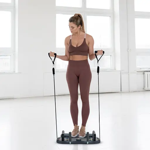 Доска для отжиманий Gymtek Multi Push Up Board серый - фото 6