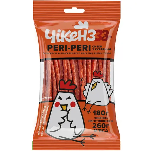 Снеки Чікенззз Peri-peri з курятини 200 г - фото 1