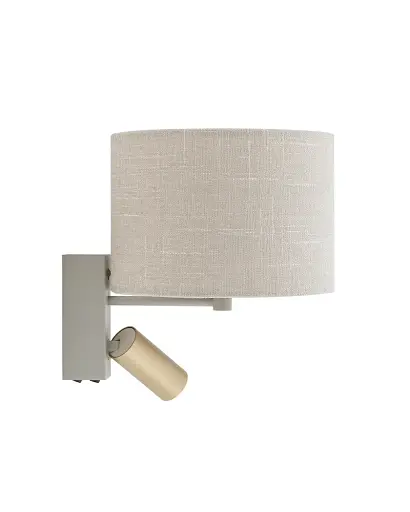 Бра, настенный светильник Nowodvorski 11654 Santana A E27|GU10 (R35) 10W|10W IP20 бежевый - фото 3