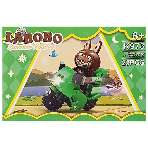 Дитячий конструктор Summer holiday LABUBU K973A-1, 23 деталі