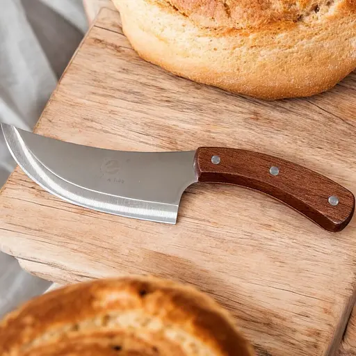 Обвалочный нож для мяса Satori из нержавеющей стали с деревянной рукояткой 26.5 см, Kitchen Master 87651 - фото 10