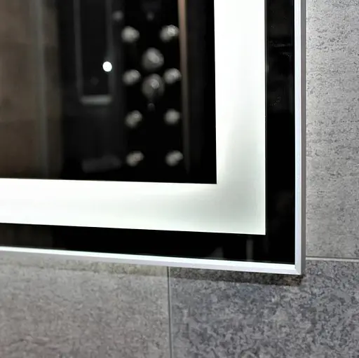 Дзеркало Dusel DE-M0061S1 Silver 75x100 см, Сірий - фото 4