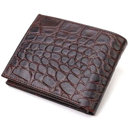 Мужской кожаный кошелек Canpellini 12х9.7х2 см acs0025642 - фото 2