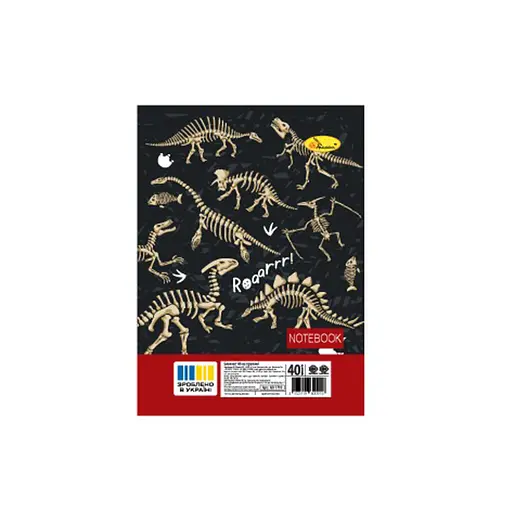 Блокнот А6 Апельсин АП-1710-10, 40 листов, пружина сбоку - фото 1