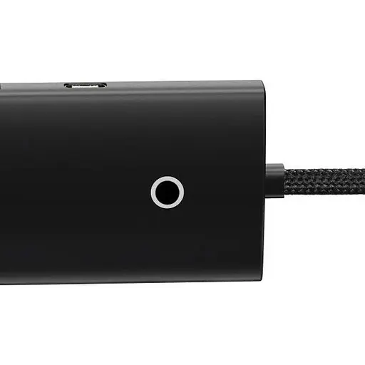 USB-хаб Baseus Lite Series 4-in-1 Hub Adapter Black (WKQX030401) [105720] - фото 4