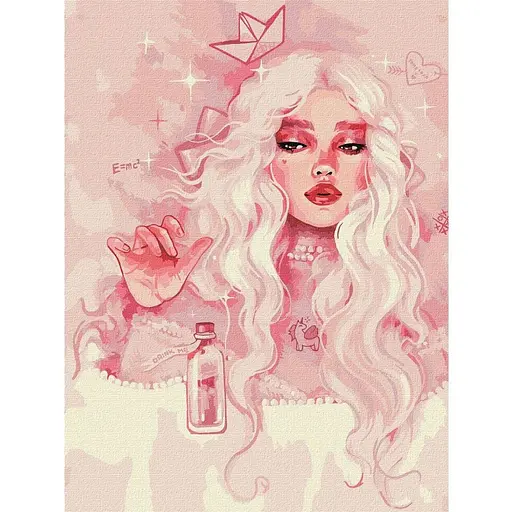 Картина за номерами Ideyka Прекрасна принцеса ©lesya_nedzelska_art KHO8311 30х40 см - фото 1