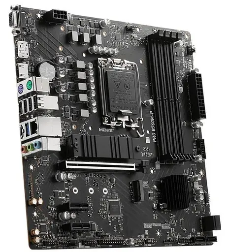 Материнская плата MSI Pro B760M-P (PRO B760M-P) (Socket 1700, Intel B760, Micro-ATX) - фото 3