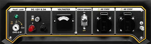 Генератор бензиновий Neo Tools 2.8/3кВт, електростартер + Портативний зарядний пристрій сонячна панель (90-140) - фото 4