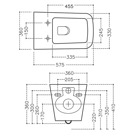 Унитаз подвесной Jaquar Aria ARS-WHT-39951UFSM с сидением Soft Close, Белый - фото 2