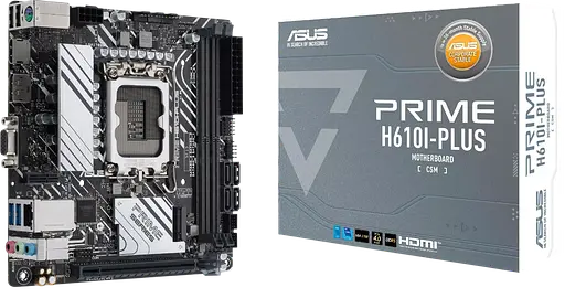 Материнская плата Asus H610I-Plus-CSM Prime LGA 1700 (PRIME H610I-PLUS-CSM) - фото 1