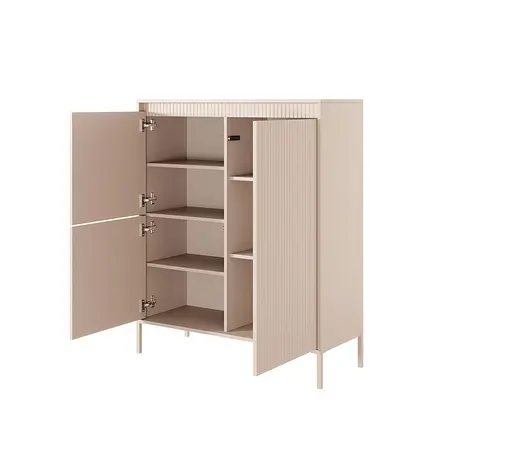 Комод высокий Perfect Home Сенсо / Senso 3-дверный 3D Беж (PFH-091106) - фото 6