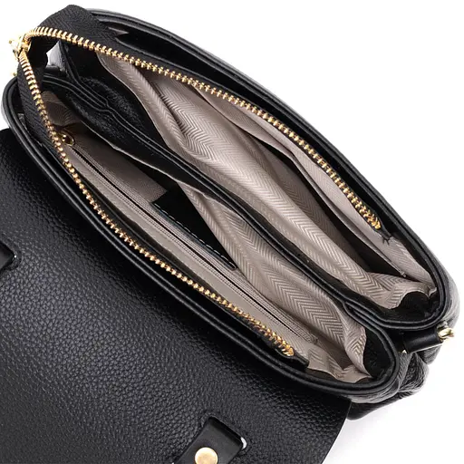 Кожаная женская сумка Vintage 26х17х9.5 см sum0026617 - фото 9