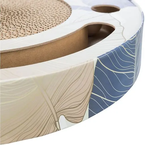 Дряпка Trixie для котів Барабан із двома кульками та котячою м'ятою картонна 33х5.5 см [CD] - фото 2