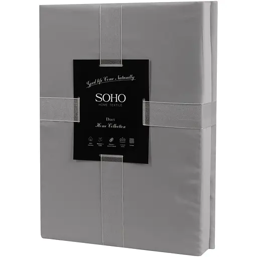 Комплект постельного белья Soho Duet евро Mocha/Grey (Евро Duet 200*230 Mocha/Grey) - фото 3