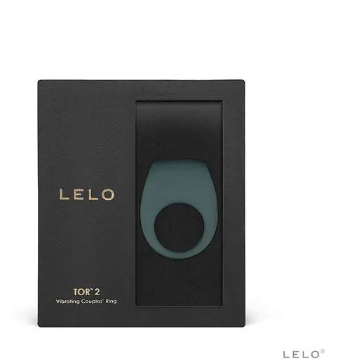 Ерекційне кільце з вібрацією Lelo Tor 2 Green - фото 6