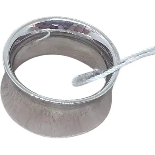 Срібна сережка для пірсингу вуха Ірій Тунелі. 40055ШТ