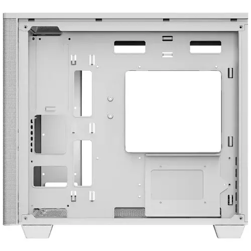 Корпус Aerocool Stormfront Mini-G-WT-v1 White, Mini Tower, без БЖ, для Micro ATX, Mini ITX, кількість відсіків: 2.5"(5шт)/3.5"(2шт), USB-С/2xUSB 3.0, макс. довжина відеокарти 370 мм, бічна панель із загартованого скла, сталь SPCC 0.7 мм (ACCM-ES10003.21)