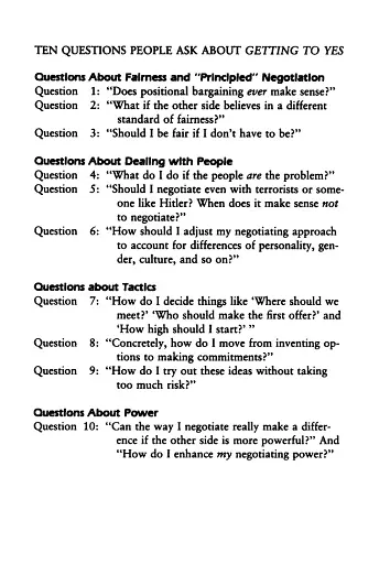 Getting to Yes: Negotiating an agreement without giving in - фото 3