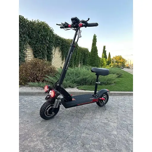 Двухмоторный Электросамокат с сиденьем KugooKirin M4 Max+ Plus| NFC key (2000W, 23Ah) - фото 5