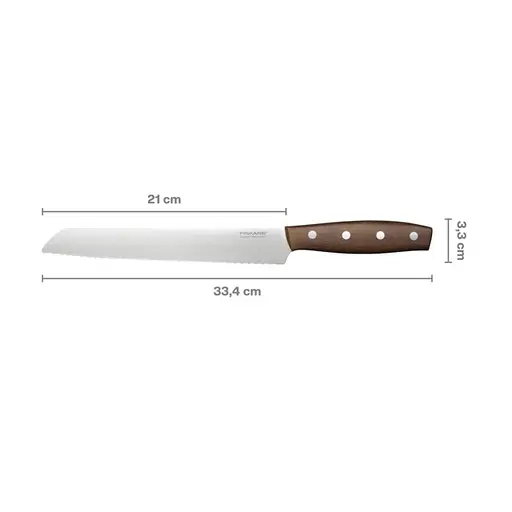Нож для хлеба Fiskars Folken FSC 21 см (1075695) - фото 3