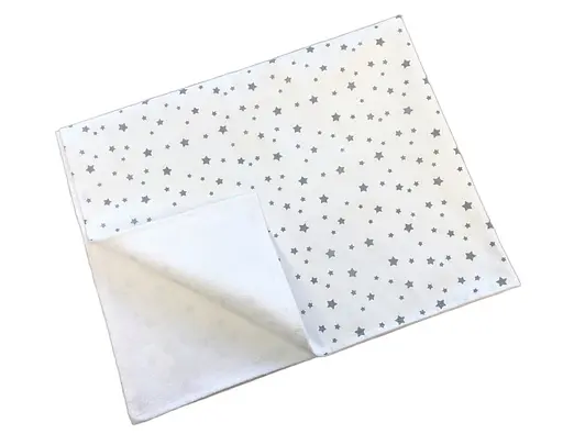 Непромокаемая пеленка Moontime "Звездопад серый" - фото 1