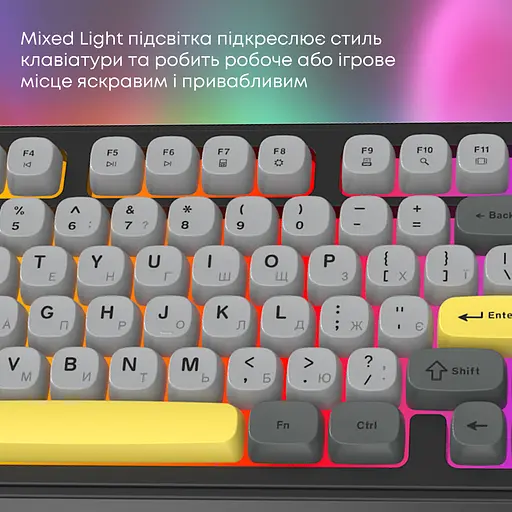 Клавіатура Ajazz AF98 Black USB-C (AF98-BGY) - фото 12