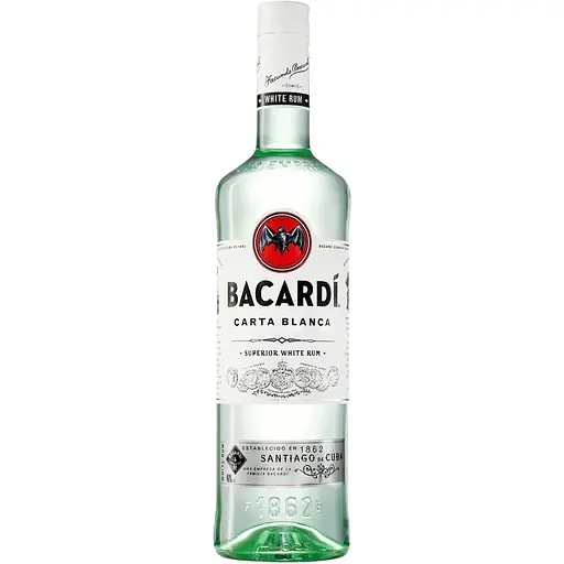 Ром Bacardi Carta Blanca 37.5%, 0.35 л