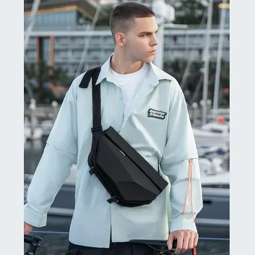 Сумка кроссбоди Mark Ryden MR2339 с карманом под зонт, Черный - фото 4