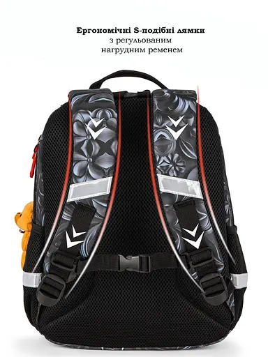 Шкільний рюкзак School Standard для дівчинки з Котиком 38х28х16 см для початкової школи (160-11) - фото 5