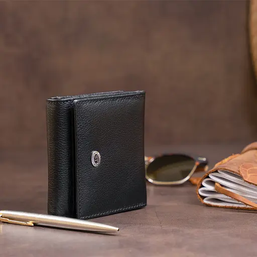 Жіночий шкіряний гаманець ST Leather 10х9х1.3 см acs0015756 - фото 7