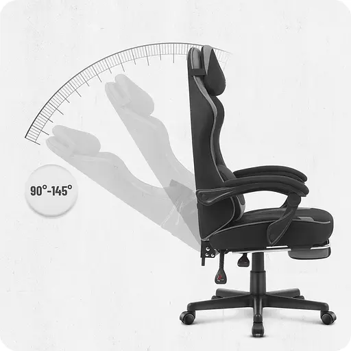 Крісло Cabro C504 Black-Grey тканина - фото 7