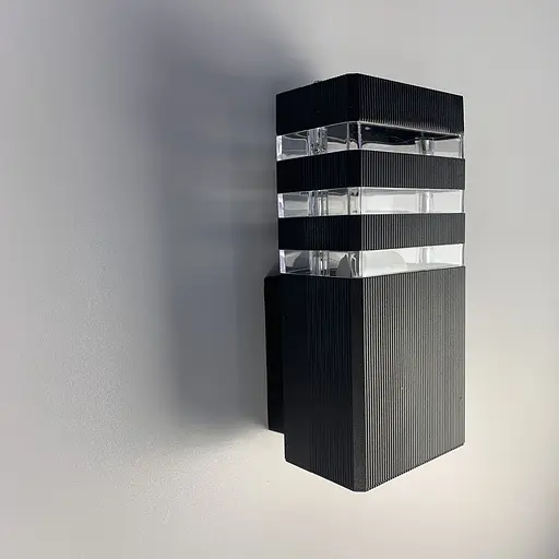 Вуличний світильник в чорному корпусі | Line F | Арт. 8024-1W BK - фото 2