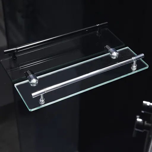 Душевой бокс Lidz Tani SB90x90.SAT.LOW.GR, Хром матовый, тонированный, хром матовый - фото 7