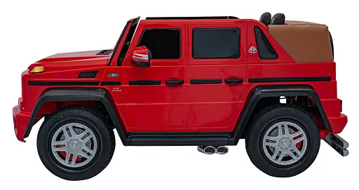 Детский электромобиль Mercedes Benz Maybach G650, с регулировкой сидений, красный - фото 4