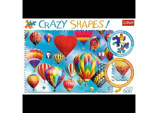 Пазл Trefl Crazy Shapes Цветные воздушные шары 600 эл. (11112) - фото 2
