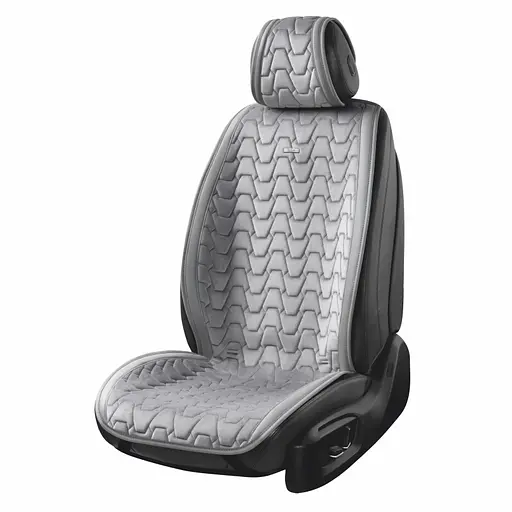Комплект премиум накидок для сидений BELTEX Chicago, grey(BX85200) - фото 1